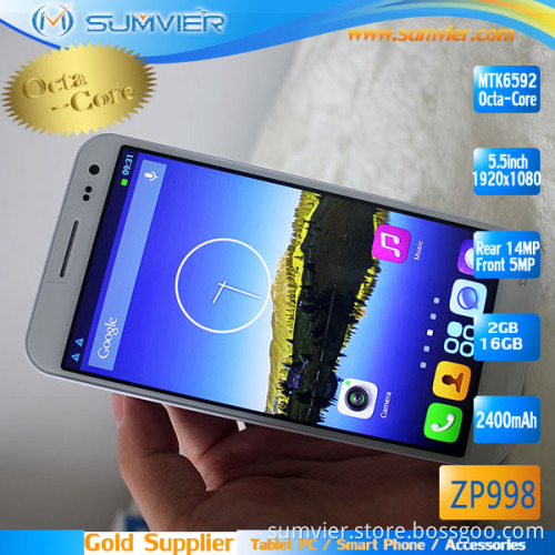 5.5 Inch Zopo Zp998 Mtk6592 Octa Core Smartphone
